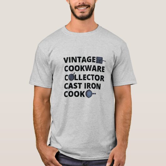 Cast Iron Cook Collector T-shirt (Voorkant)
