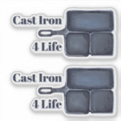 Cast Iron for Life Sticker (Voorkant)