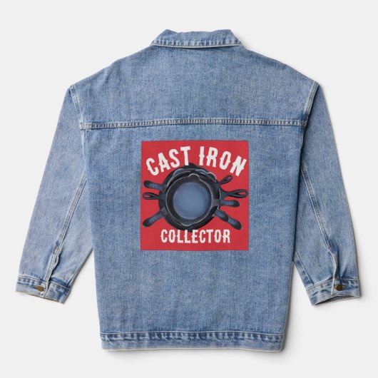 Cast Iron Skillet Collector Denim Jacket (Achterkant)