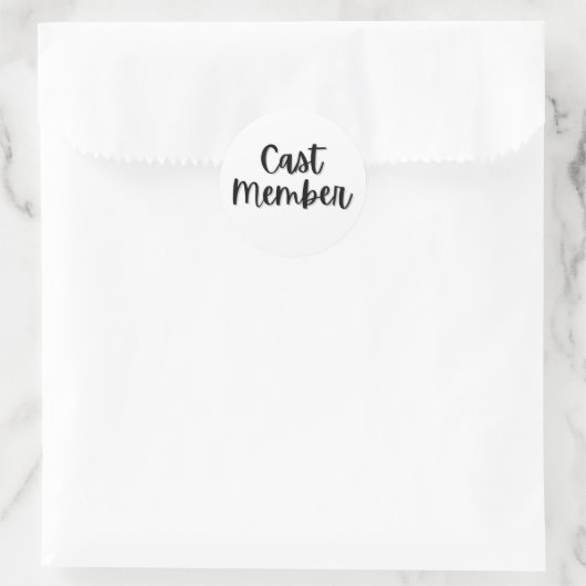 Cast Member sticker (Tas)