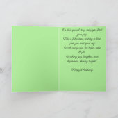 Cast Your Dreams Birthday Kaart (Binnen)