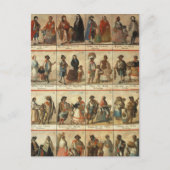 Casta schildert alle briefkaart (Voorkant)