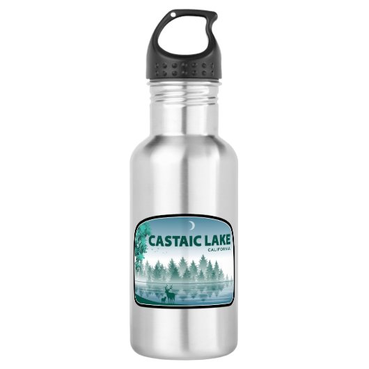 Castaic Lake California Herten Waterfles (Voorkant)