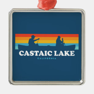 Castaic Lake California Kano Metalen Ornament