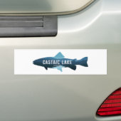 Castaic Lake California Vis Bumpersticker (Op auto)