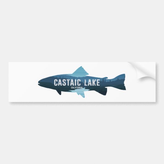 Castaic Lake California Vis Bumpersticker (Voorkant)