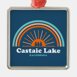 Castaic Lake Californië Regenboog Metalen Ornament