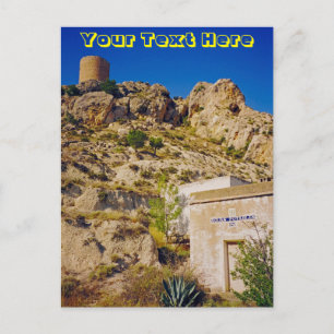  Castalla Castle, Briefkaart Spanje