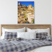 Castalla Castle Canvas Afdruk (Insitu (Slaapkamer))