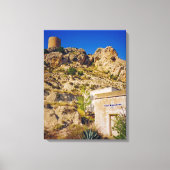 Castalla Castle Canvas Afdruk (Voorkant)
