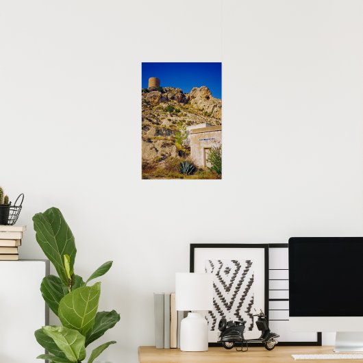 Castalla Castle Poster (Thuiskantoor)