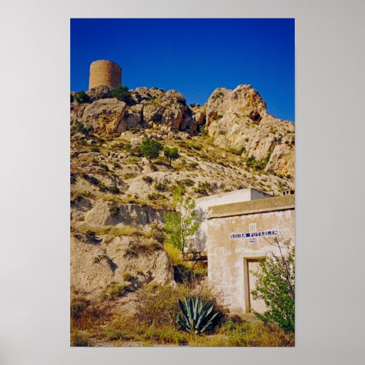 Castalla Castle Poster (Voorkant)