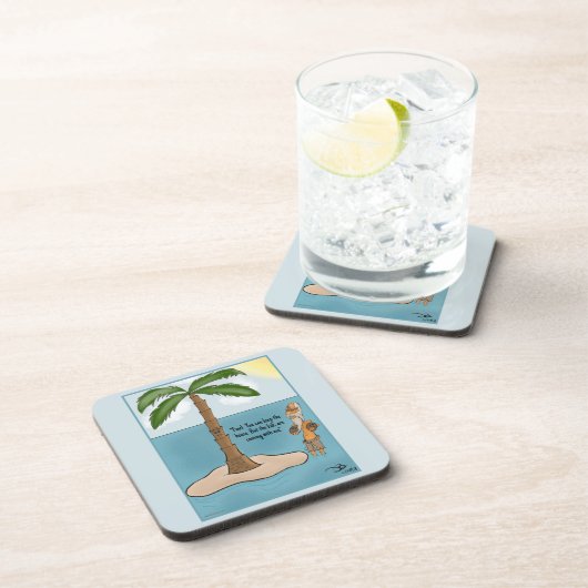 Castaway Beverage Coaster Bier Onderzetter (Rechterzijde)