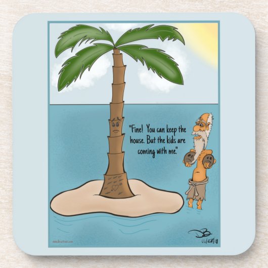 Castaway Beverage Coaster Bier Onderzetter (Voorkant)