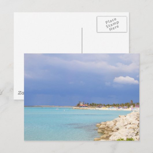 Castaway Cay Beach Briefkaart (Voorkant / Achterkant)