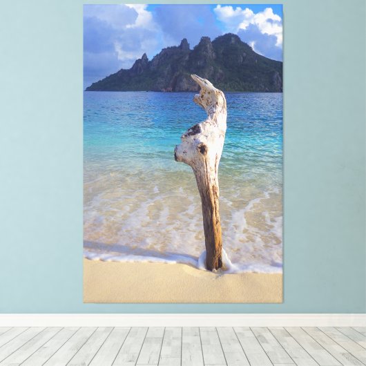 CASTAWAY HOUT 40x60 Canvas Afdruk (Insitu (Houten vloer))