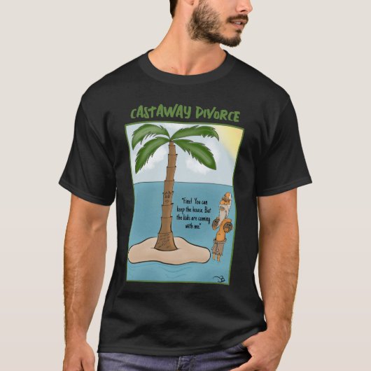 Castaway Mannen T-shirt (Voorkant)