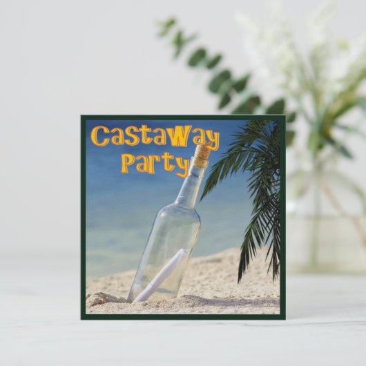 Castaway Party 1 Kaart (Staand voorkant)