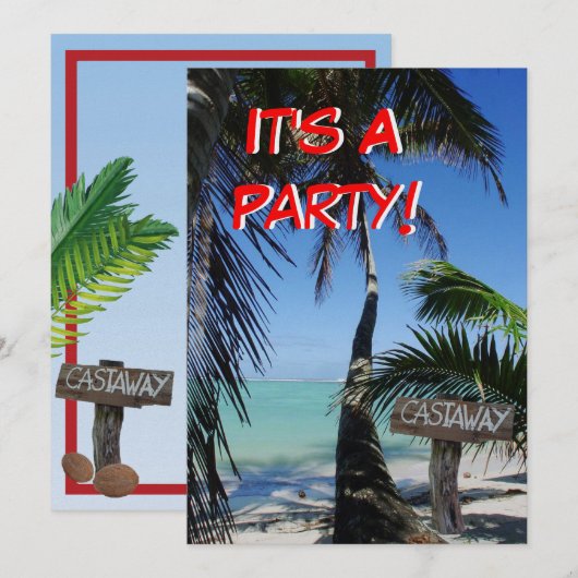 Castaway Party 2 Kaart (Voorkant / Achterkant)