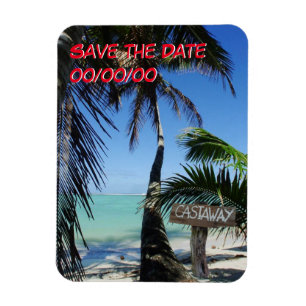 Castaway Party 2 Save-the-Date Magneet