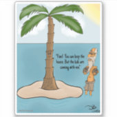 Castaway Sticker (Voorkant)