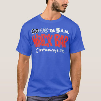 Castaways Motel Wreck Bar - Miami, FL -  Ti T-shirt