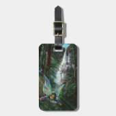 Casteel van Fairy en Yosemite Herfsten Bagagelabel (Voorkant verticaal)