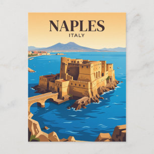 Castel dell'Ovo Italië Briefkaart