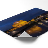 Castel Sant Angelo by night Poster (Hoek)