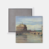 Castel Sant' Angelo en de Tiber, Rome Magneet (Voorkant / Achterkant)