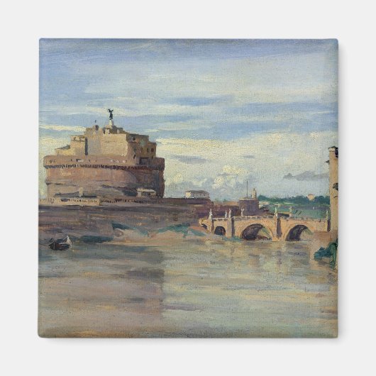 Castel Sant' Angelo en de Tiber, Rome Magneet (Voorkant)