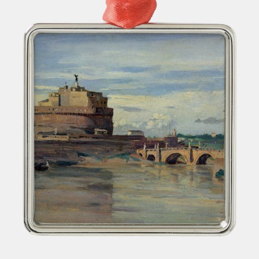 Castel Sant' Angelo en de Tiber, Rome Metalen Ornament (Voorkant)