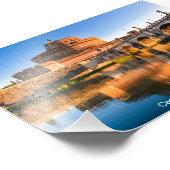 Castel Sant' Angelo in Rome Foto Afdruk (Hoek)