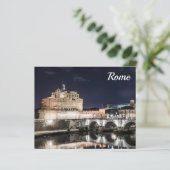 Castel Sant Angelo 's nachts in Rome (Staand voorkant)