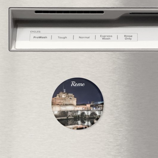 Castel Sant Angelo 's nachts in Rome Magnet (Insitu (Vaatwasser))