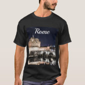 Castel Sant Angelo 's nachts in Rome T-shirt (Voorkant)