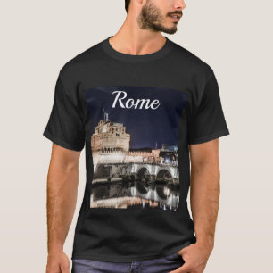 Castel Sant Angelo 's nachts in Rome T-shirt