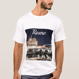 Castel Sant Angelo 's nachts in Rome T-shirt