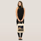 Castel Sant Angelo 's nachts in Rome Tote Bag (Voorkant (model))