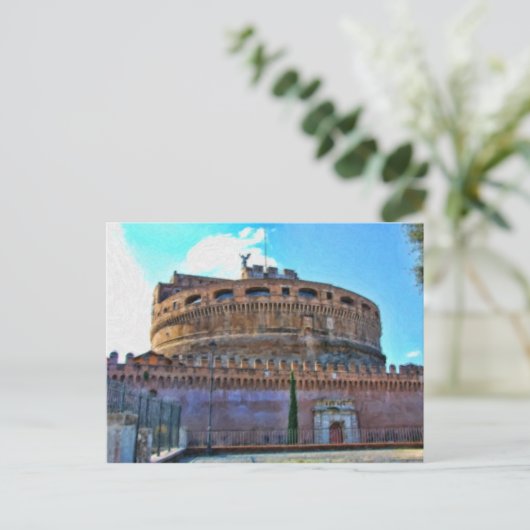 Castel Sant'Angelo briefkaart (Staand voorkant)