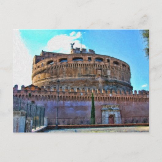 Castel Sant'Angelo briefkaart (Voorkant)