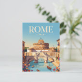 Castel Sant'Angelo Italië Briefkaart (Staand voorkant)