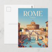 Castel Sant'Angelo Italië Briefkaart (Voorkant / Achterkant)