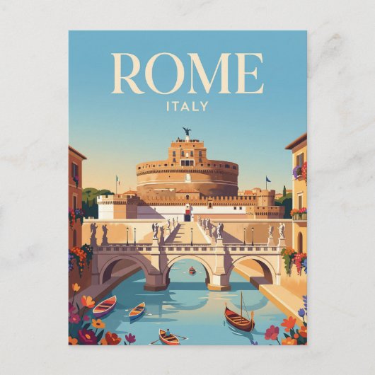 Castel Sant'Angelo Italië Briefkaart (Voorkant)