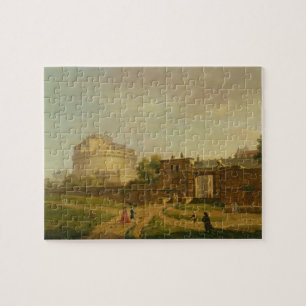 Castel Sant'Angelo, Rome, 1776 (olie op doek) Legpuzzel