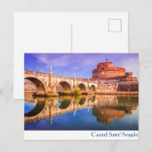 Castel Sant'Angelo, Rome Briefkaart (Voorkant / Achterkant)