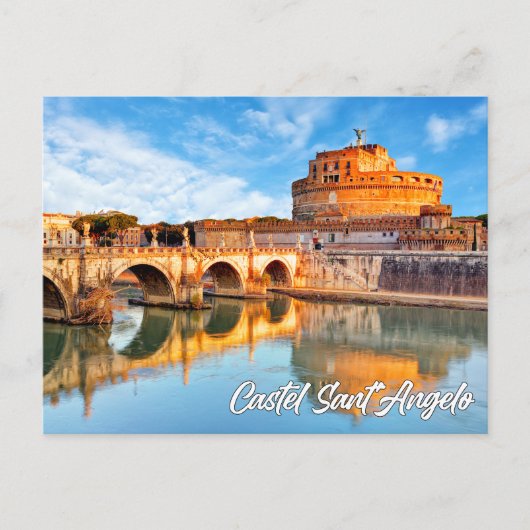 Castel Sant'Angelo, Rome, Italië Briefkaart (Voorkant)