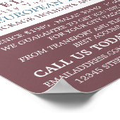 Castel Sant'Angelo, Rome, Italië, Reisbureau Poster (Hoek)