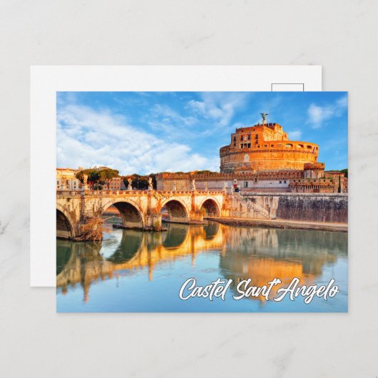 Castel Sant'Angelo, Rome, Italy Briefkaart (Voorkant / Achterkant)