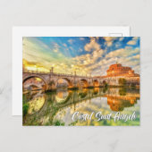Castel Sant'Angelo, Rome, Italy Briefkaart (Voorkant / Achterkant)